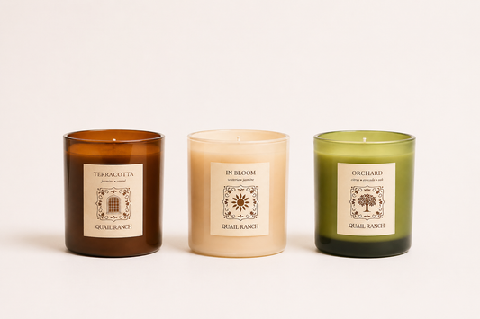 Quail Ranch Candle Collection