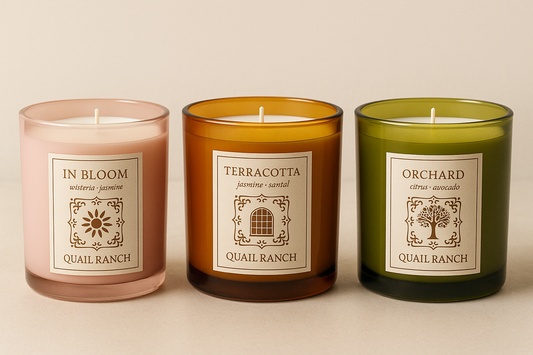 Quail Ranch Candle Collection